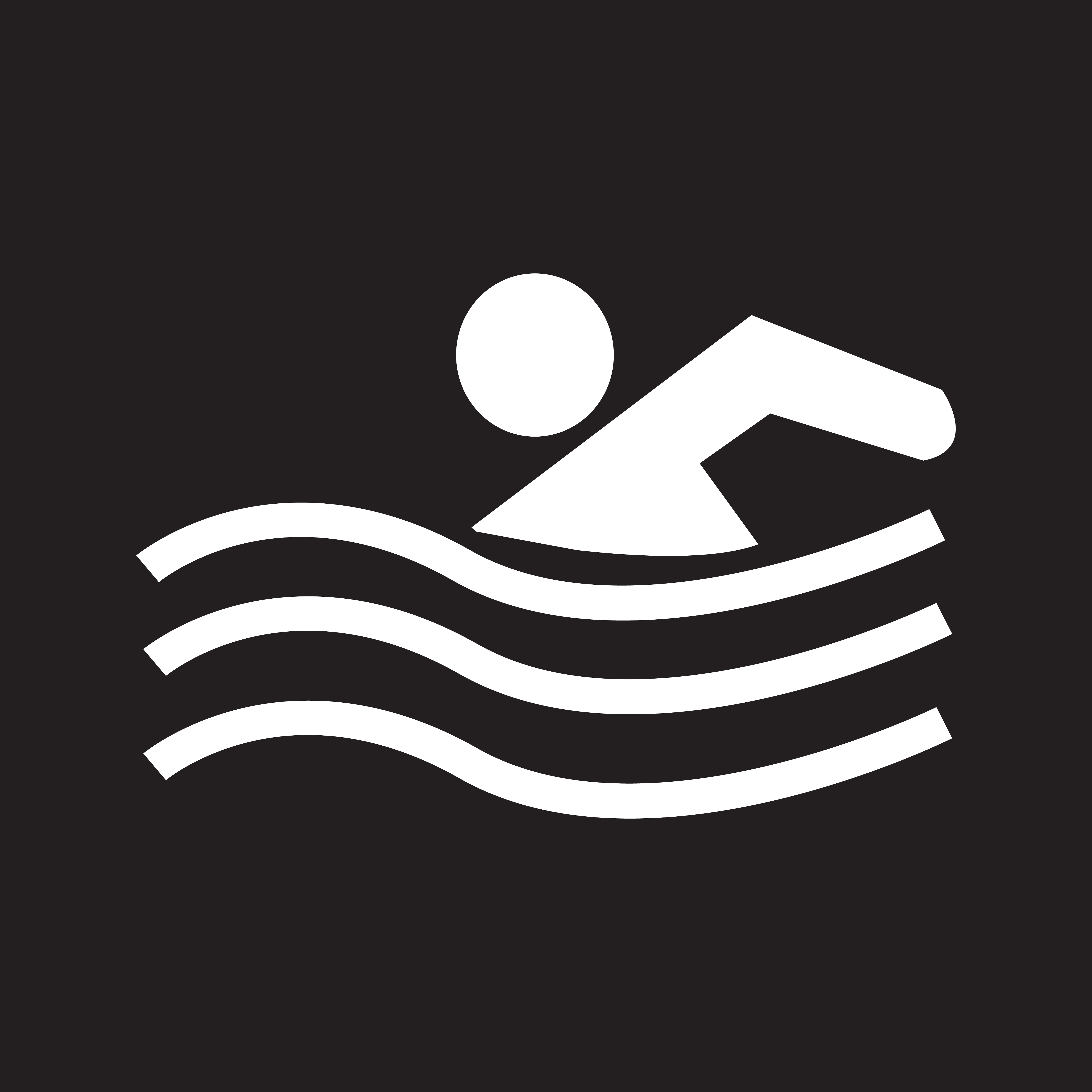 Swimming sign